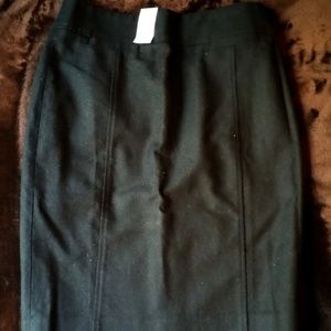 NWT Ann Taylor Loft Black Pencil Skirt